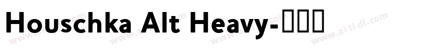Houschka Alt Heavy字体转换 Houschka Alt Heavy字体转换